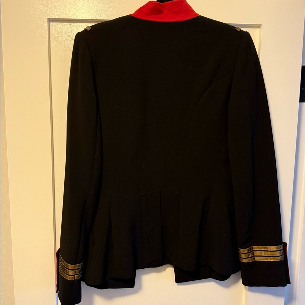 Ralph Lauren Black Blazer with red and golden trim - Picture 3 of 9